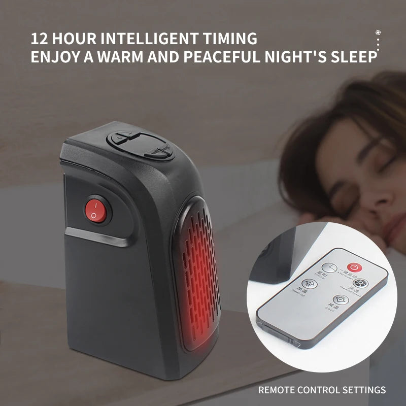 Portable Heater Electric Heater Plug In Wall Room Heater Home Appliance Heating Stove Mini Radiator Heater Fan Warmer Machine