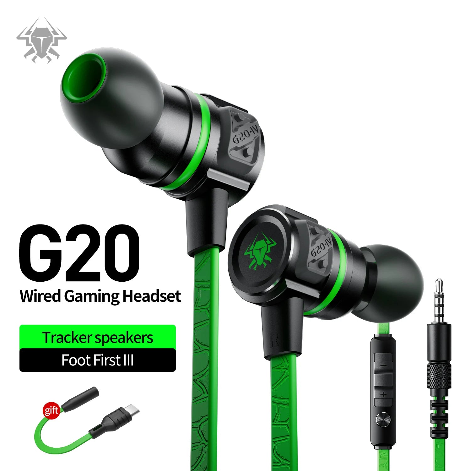 Hammerhead G20 Earphone With microphone in-ear Gaming headphone wire handsfree fones Stereo Comparison Razer Hammerhead V2 Pro