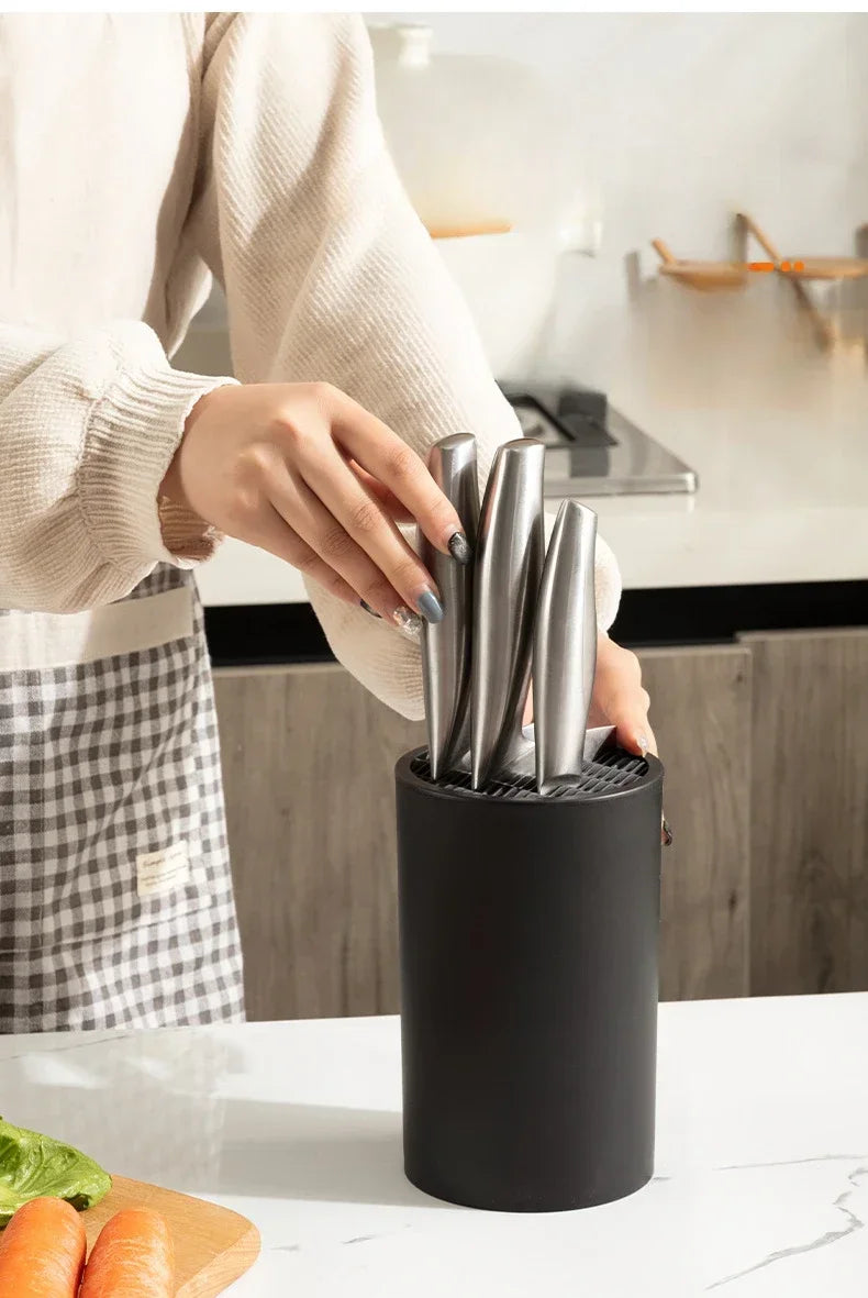 Kitchen Tools Stand for Chef's Knife, Knife Block, Storage Tank Holder, Kitchen Accessories, Household Tools, 1Pc