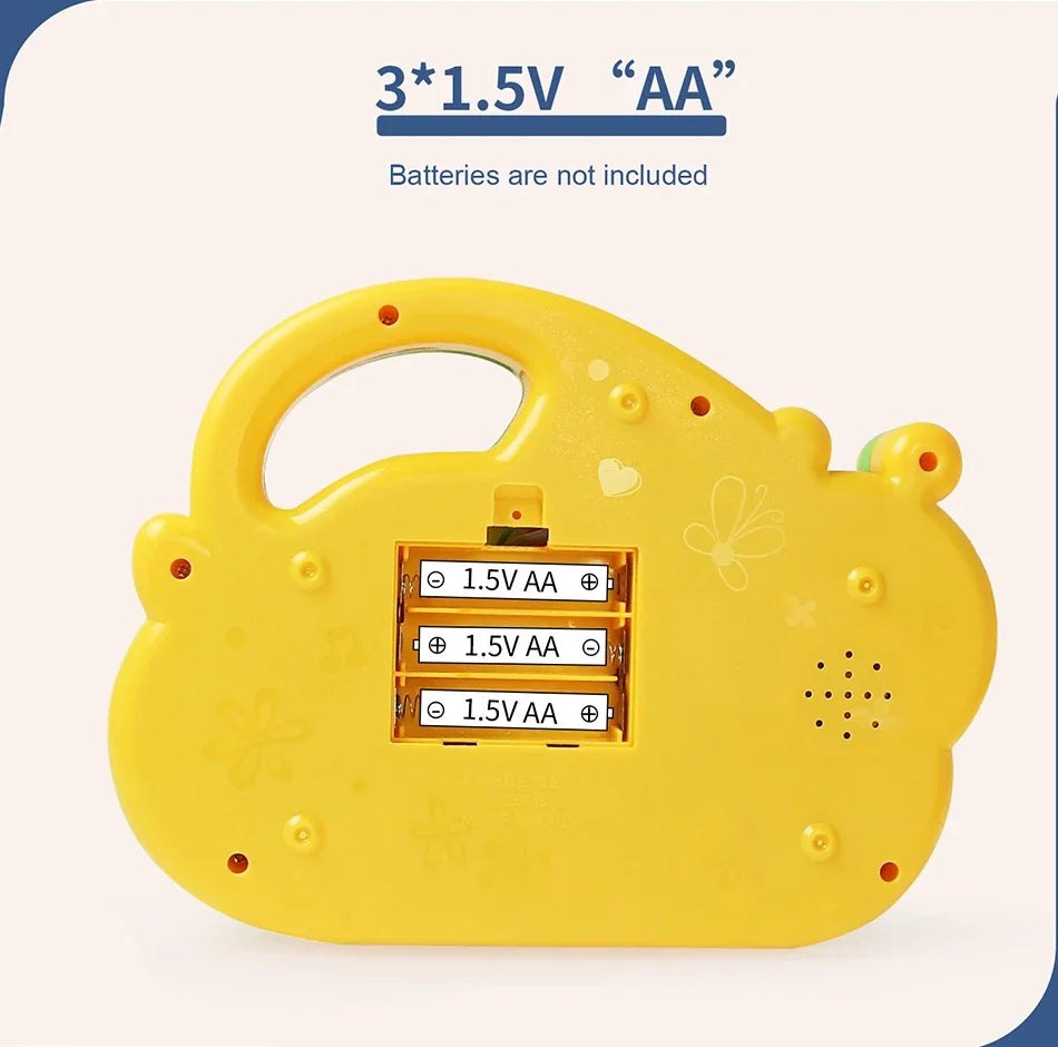 Kid Cartoon Piano Keyboard Game Electronic Multifunctional Toy Animal Sound Flashing Light Baby Instrument Educational Toys Gift