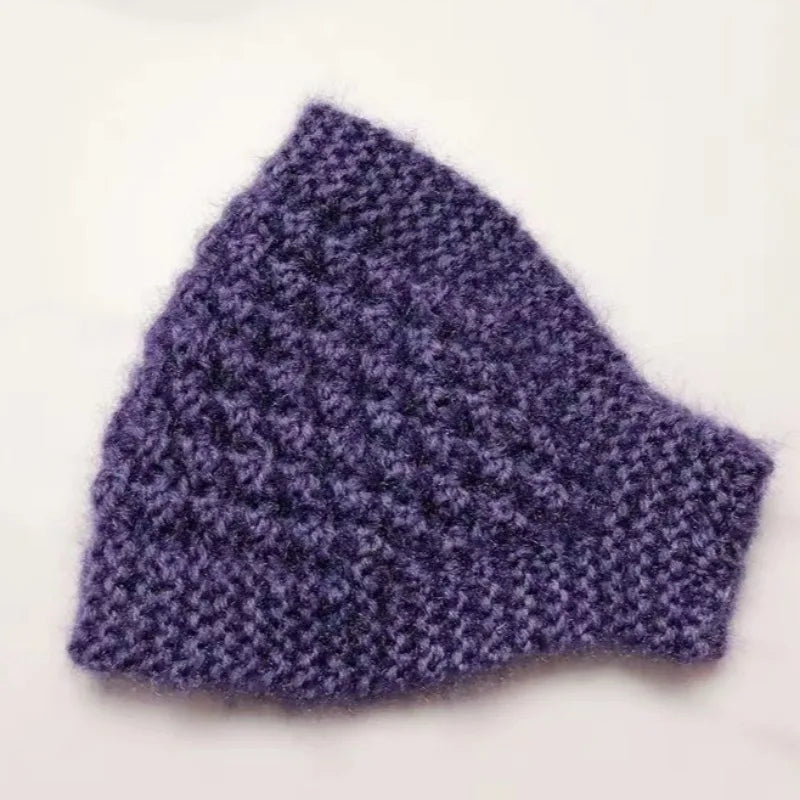 Winter Warm Knitted Headband Windproof Wool Knitting Warm Hair Band Cold Autumn Cover Ears Thermal Headwear Hair Accessories