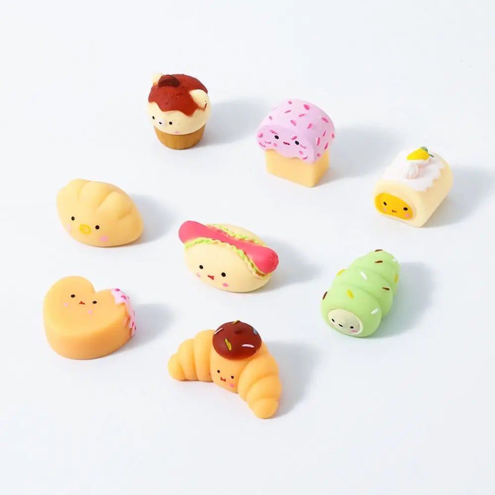 Kawaii Bakery Food Fillers Box Toys Random Reward Pinch Toys Lucky Squeeze Fidget Mystery Toy Children
