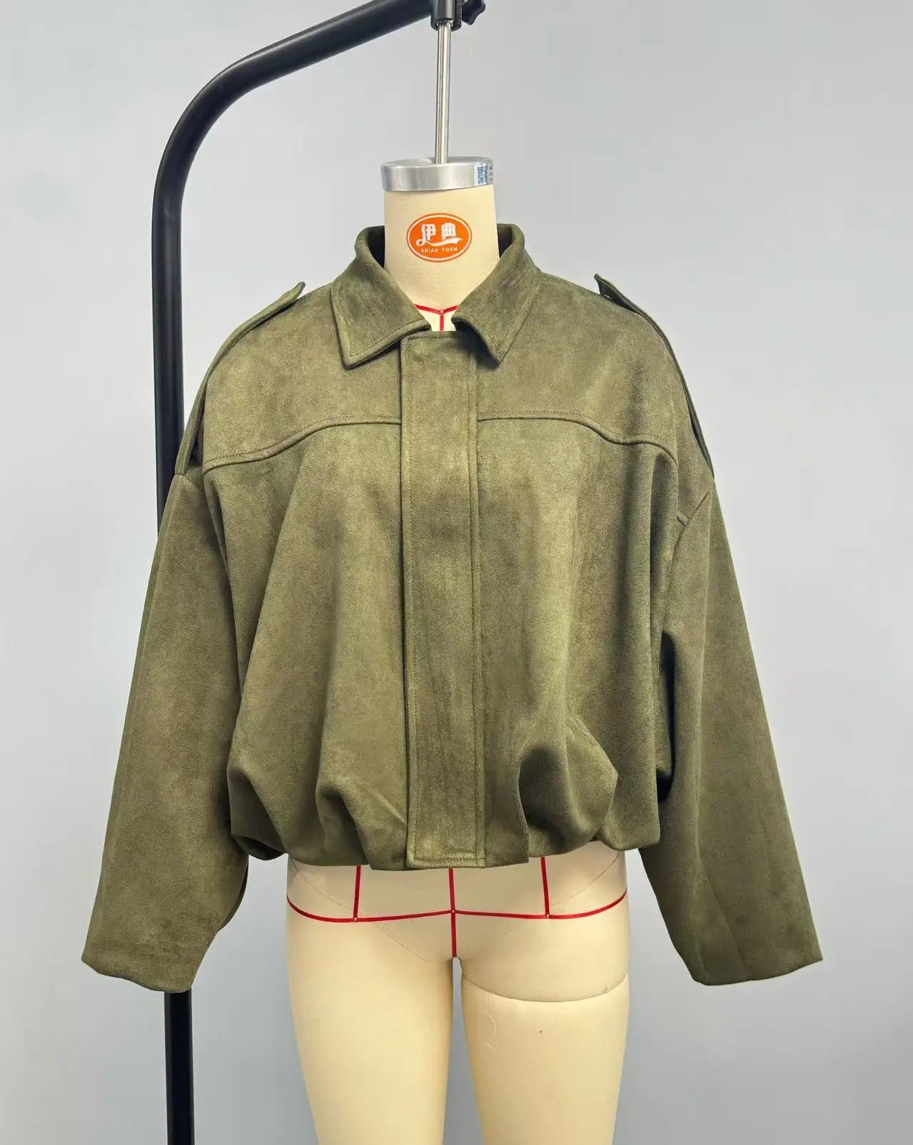 Women's Jackets Coat Fashion Turn-down Collar Long Sleeve Loose Coats Vintage Female Outerwear Chic Street Youth Jackets Tops