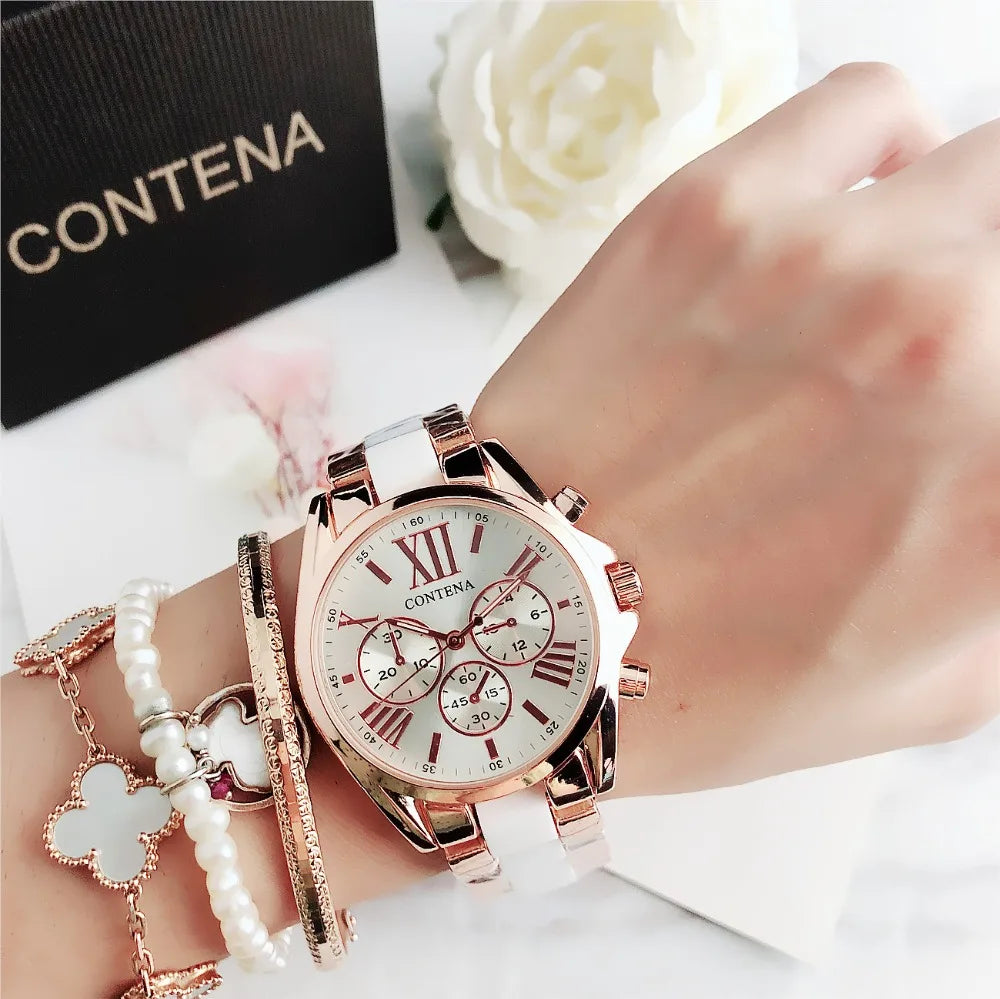 Top Brand Luxury Watches for Women Fashion Creative Steel Bracelet Women's Watches Ladies Quartz Bracelet Watch Reloj Mujer