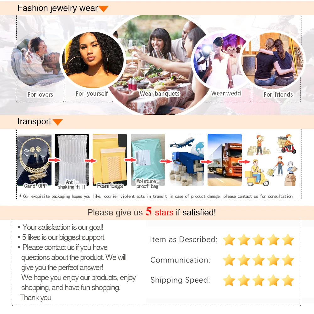 High Quality Jewellery Set For Women Dubai Nigeria Party Jewelry Necklace Earrings Bracelet And Ring Wedding Party Gift