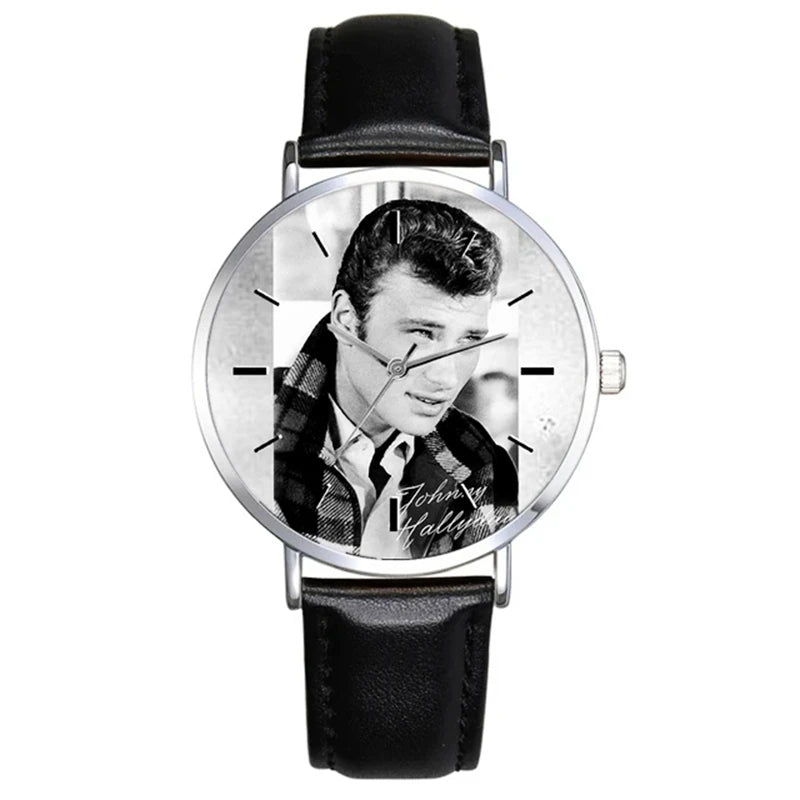 Johnny Hallyday Watches Dresses For Women Ladies Watch Quartz Wristwatch