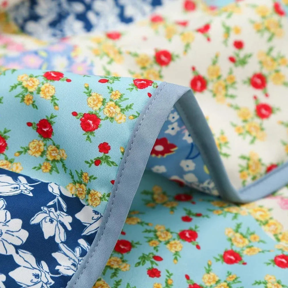 Women Cotton Jackets 2025 Autumn Winter Female Floral Printed Quilted Coats Thicken Warm Cardigan Lady Elegant Chic Outerwear