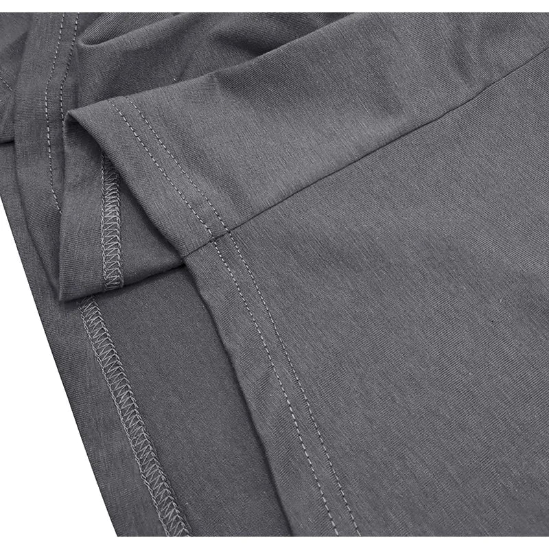 Men's Short-sleeved T-shirts for Sports and Fitness American-style Henley Shirt Hooded Top