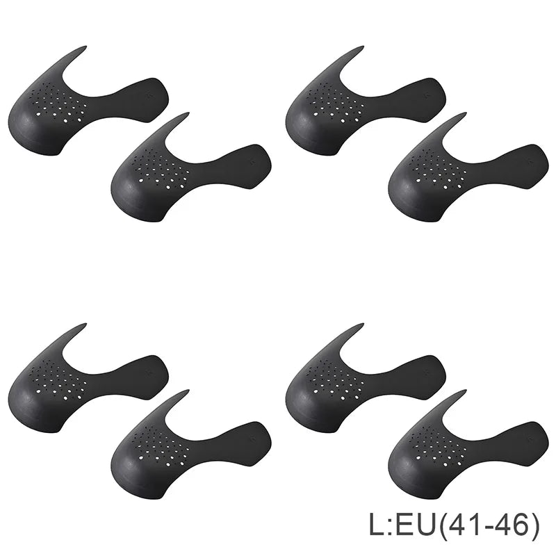 1/4/8/16Pairs Protector Shoe Anti Crease Bending Crack Toe Cap Support Shoe Head Stretcher Lightweight Sneakers Protector