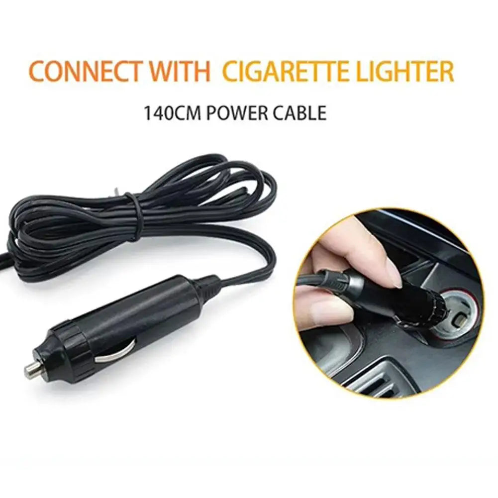 12V/24V Car Heater Winter Fast Heating Car Mini Hot Air Fan Adjustable Vehicle Dashboard Small Space Saving Car Heater