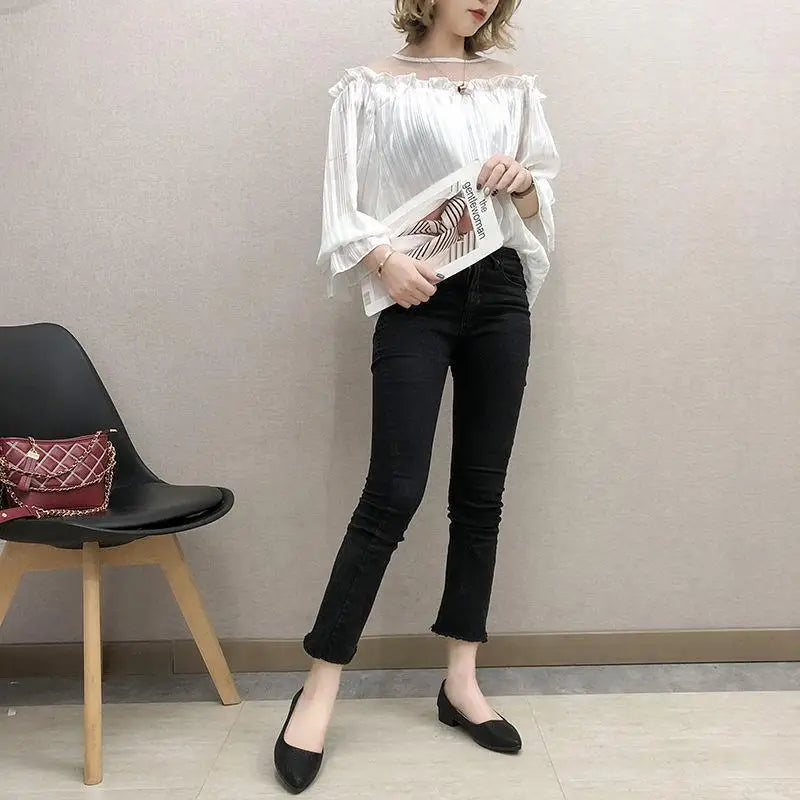 Spring Work Shoes Black Professional Women High Heels Shoes Pumps Low-heeled Leather Office Career Formal Women Shoes