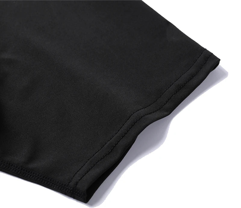 Print Compression Shirts for Men Gym Workout Athletic Quick Dry Tshirts Tops Training Running Baselayers Undershirts Rash Guard