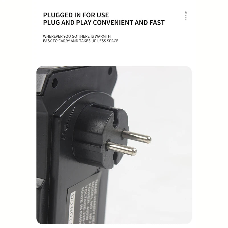 Portable Heater Electric Heater Plug In Wall Room Heater Home Appliance Heating Stove Mini Radiator Heater Fan Warmer Machine