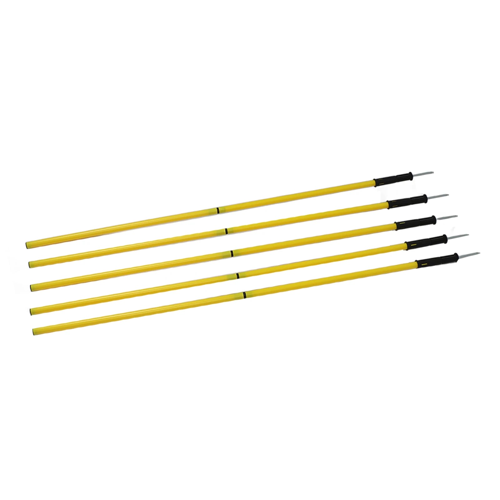 Soccer  Poles Set Yellow  Poles 1.5m  Training Poles Soccer Training Sports  Poles with Base Buckles