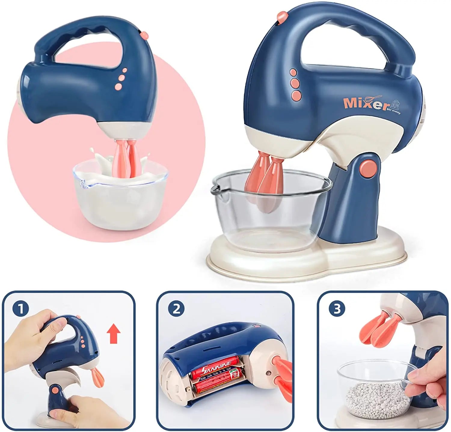 Kitchen Home Appliances Kids Pretend Play Set Toy Household Coffee Maker Mixer Toaster Vacuum Cleaner Playset for Children Gifts