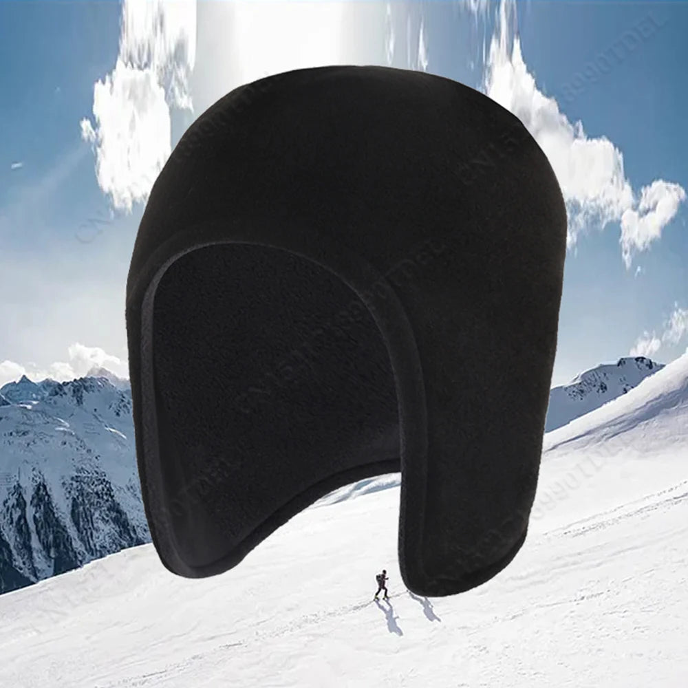 Winter Outdoor Cycling Hat Polar Fleece Windproof Ear Protection Earmuffs Sports Headgear Warm Caps Hiking Riding Caps