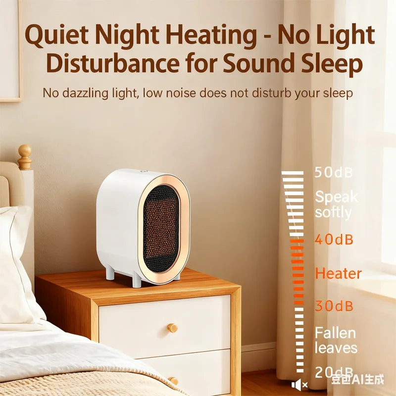 Portable Electric Heater Desktop Hand Warmer Space Warm Air Blower Mini Fan Heater For Dormitory Home Heaters Winter Heating Fan