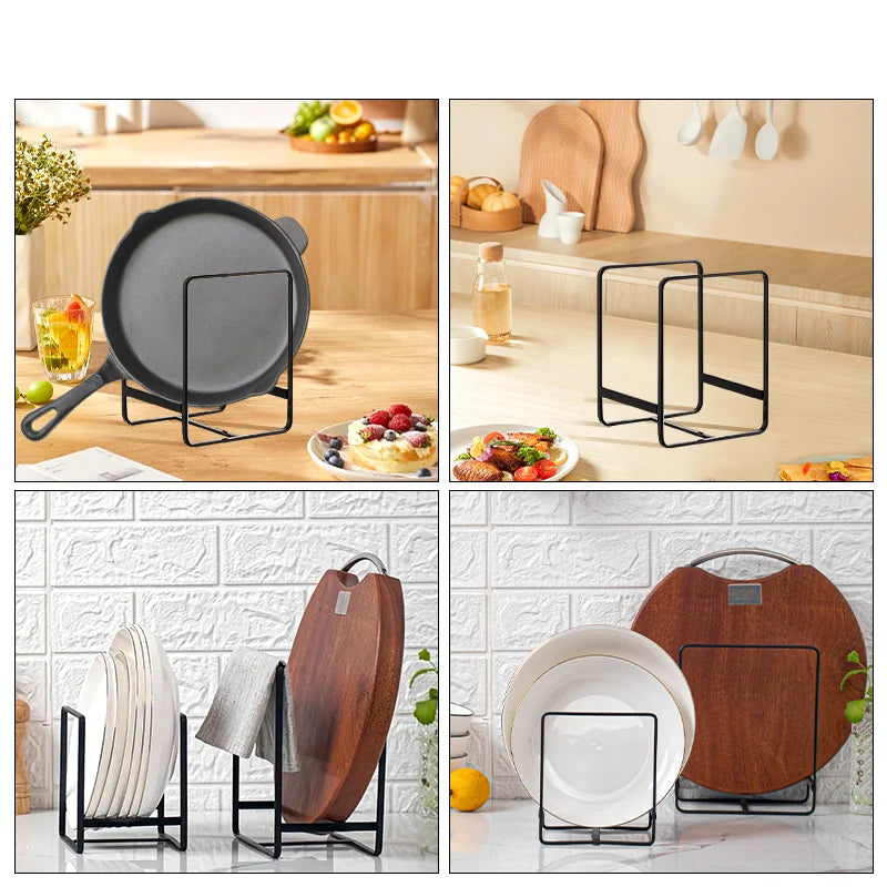 Kitchen Cabinet Plate Storage Countertop Dish RackDinner Plate Partition Drain Rack Layered Storage Rack Dish Drying Rack Home
