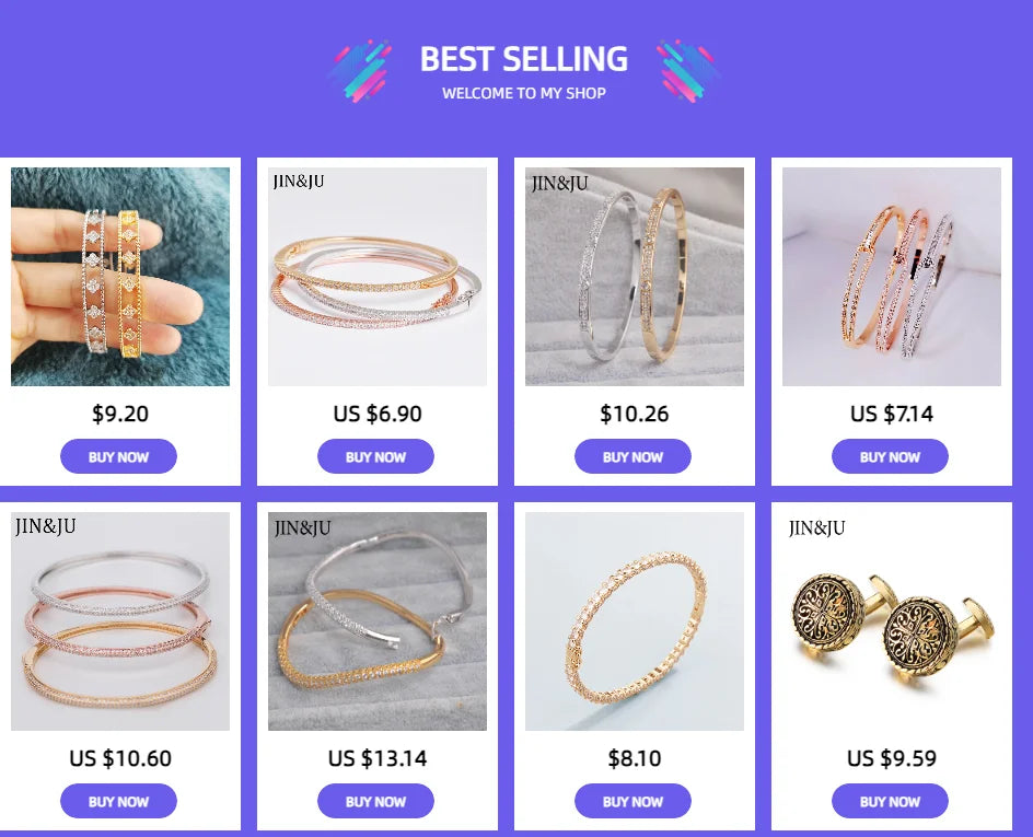 Fine Fashion Zirconia Jewelry Bracelets For Women Bracelet Rings Jewellery Sets