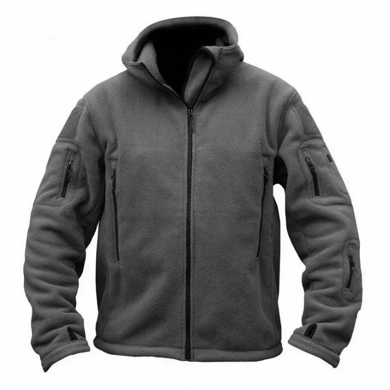Men's Jackets Warm Military Tactical Sports Fleece Hoodie Jackets Hiking Climbing Fishing Adventure Camping Outdoor Clothing