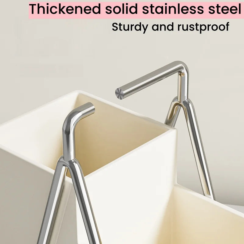 Kitchen Utensils Holder Large,Metal Utensil Organizer for Countertop,Utensil Crock for Spoon Spatula,Home Kitchen Decor