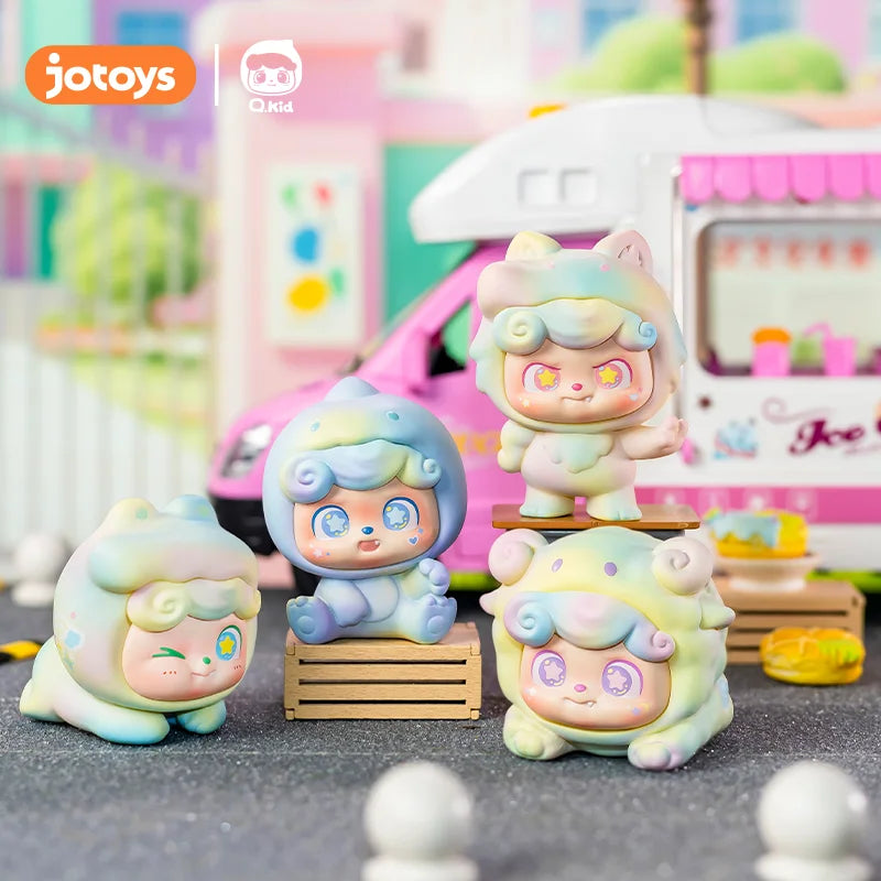 Jotoys Q Kid Super Q Team Mini Series Trendy Blind Box Toys Cute Gift Of Cute Hand-Made Ornaments Q.Kid Decorate