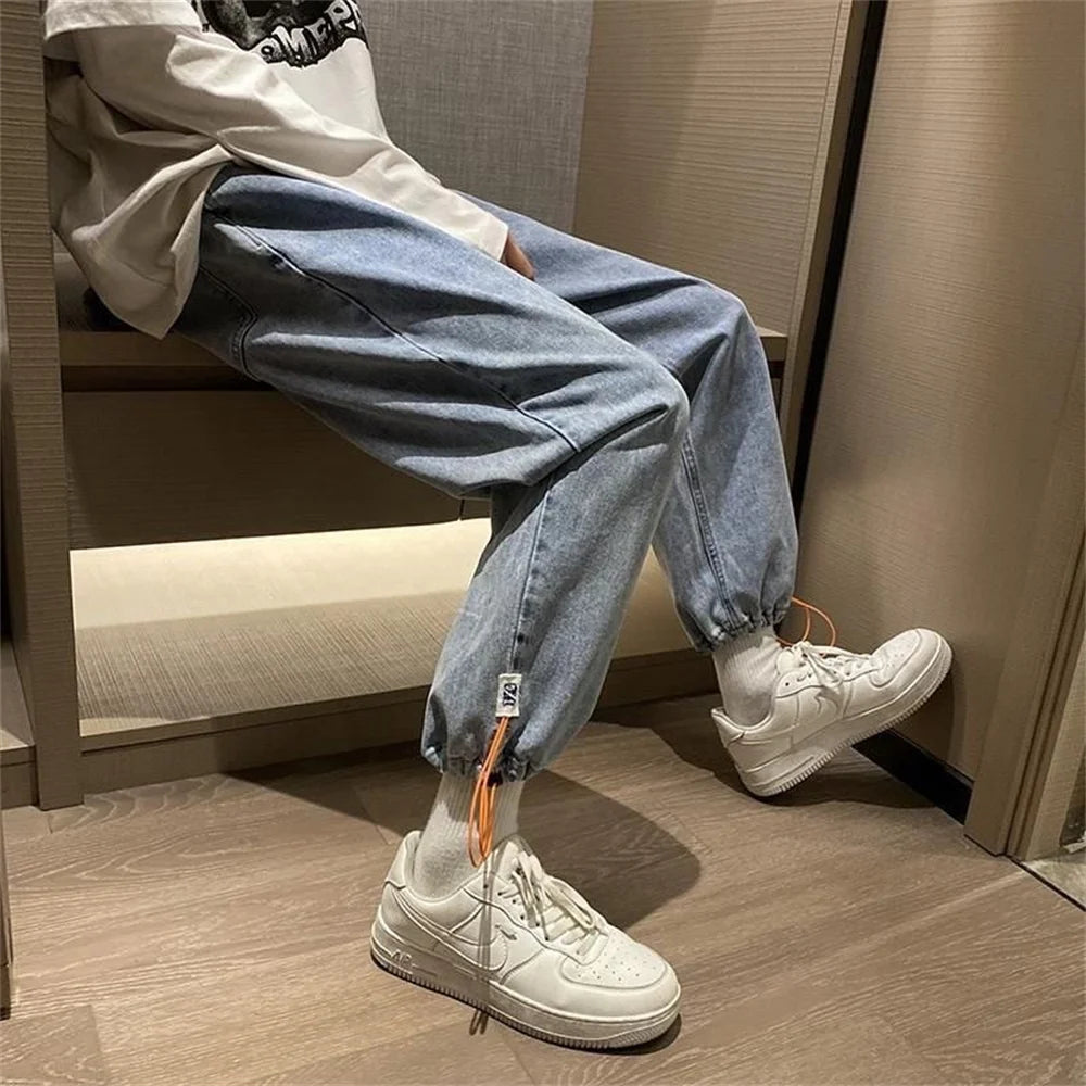 Men Jeans Regular Fit Skinny Jeans Men Blue Pants for Men Pants Jogger Jean Classic Man Jean Man Zip Mens Pants Hip Hop Jeans