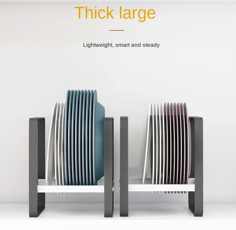 Kitchen Organizer Cabinet Plates Dishes Drying Rack Holder Drainer Kitchen Storage Accessories