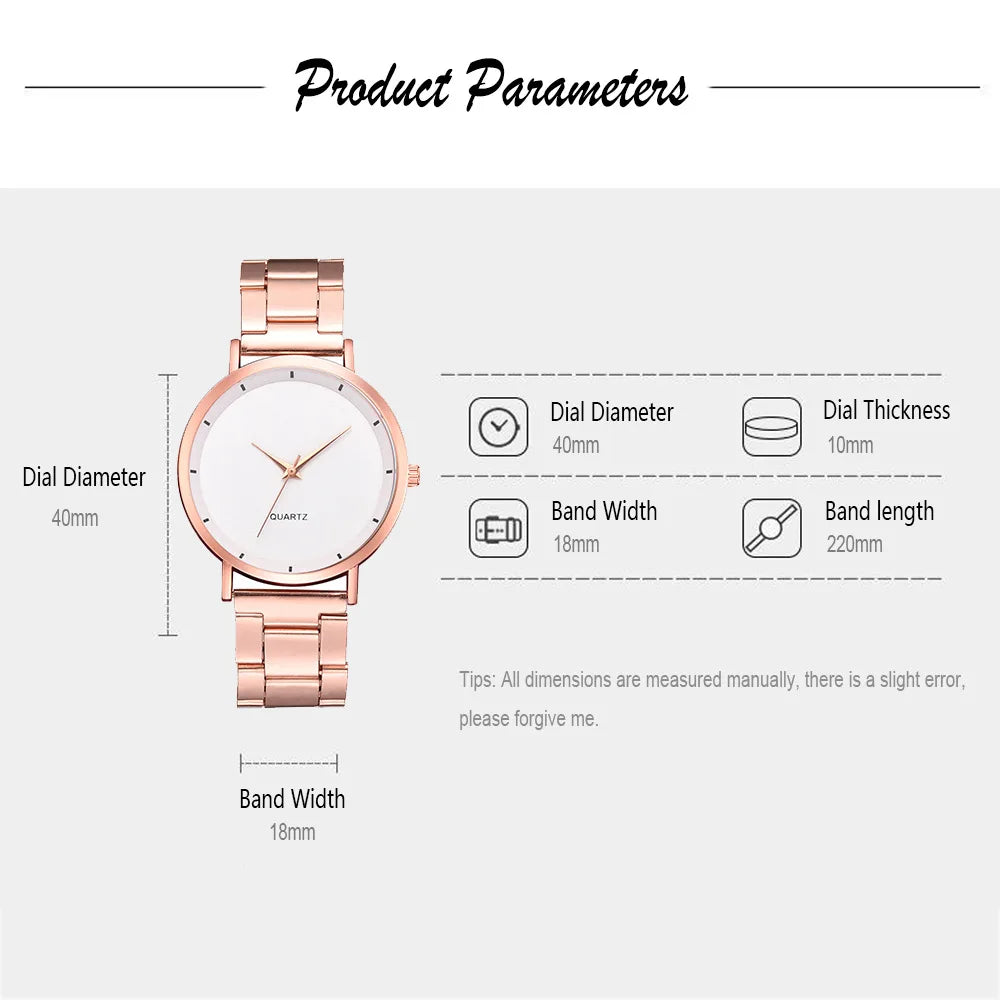 2024 New Women Watches reloj mujer Fashion Rose Gold Luxury Lady Watch For Women Business Wrist Watch Relogio Feminino Gift