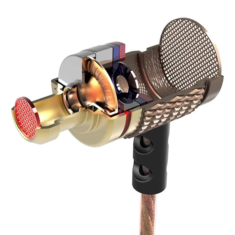 3.5mm Wired Headphones In Ear Headset Wired Earphones with Microphone Bass Stereo Earbuds Sports Headset