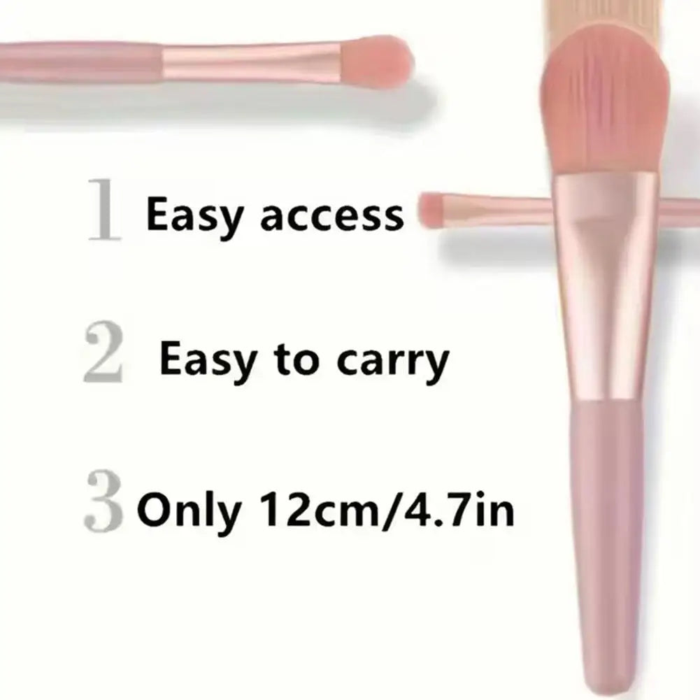 Makeup Brush 8pcs/Set Soft Makeup Concealer Brush Blush Loose Powder Brush Eye Shadow Foundation Brush Beauty Tools
