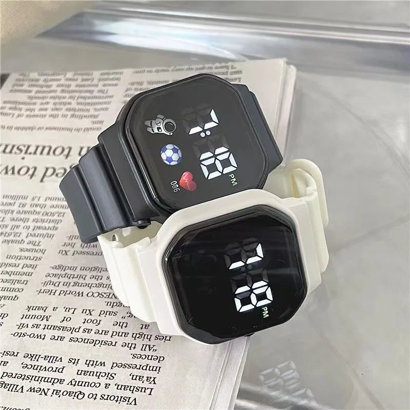 Sports Watch For Women And Men LED Electronic Digital Watch Fashion Casual Simple Silicone Female Watch Electronic Clock