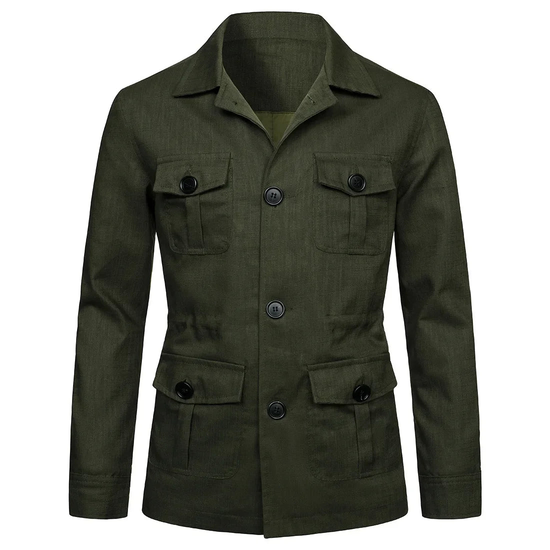 Coat Men Jackets Turn Down Collar Coats Full Sleeve Casual Regular Splice Single Breasted Jacket Pockets Solid Autumn Winter