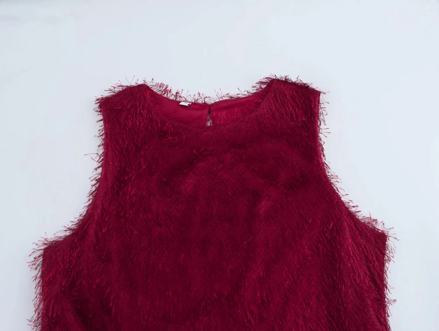 Women's Clothing 2025 Winter European And American Style French Fashion Temperament Tassel Decoration Sleeveless Dress