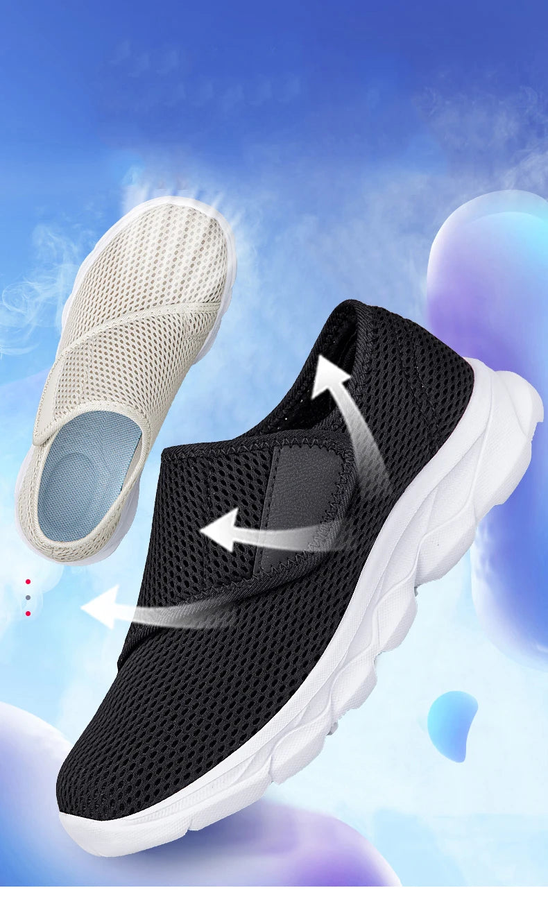 Men Orthopedics Wide Feet Swollen Walking Casual Sneakers Fashion Thumb Eversion Adjusting Soft Comfortable Diabetic Man Shoes