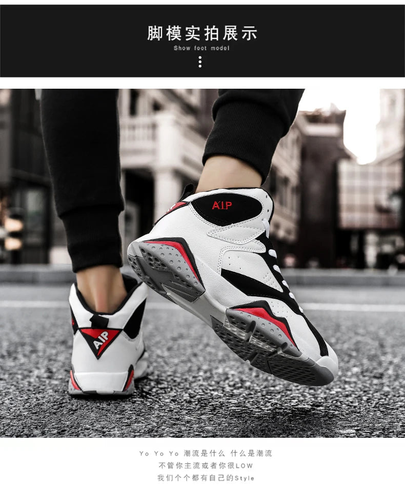 Men Basketball Shoes Fashion Non-slip Mens Casual Sneakers Man Sports High Quality Outdoor Jogging Shoes Boys Athletic Wear Traf