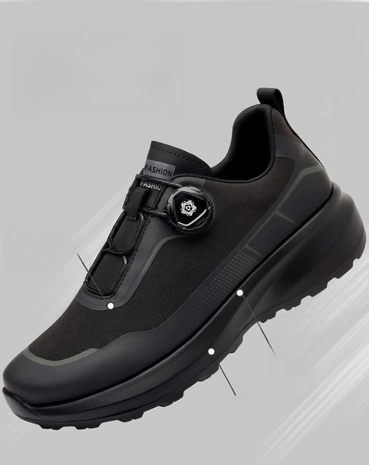 Fashion Casual Men's Shoes Designer Rotating Buckle Men Sneakers Thick-Soled Comfortable Outdoor Walking Shoes Zapatillas Hombre