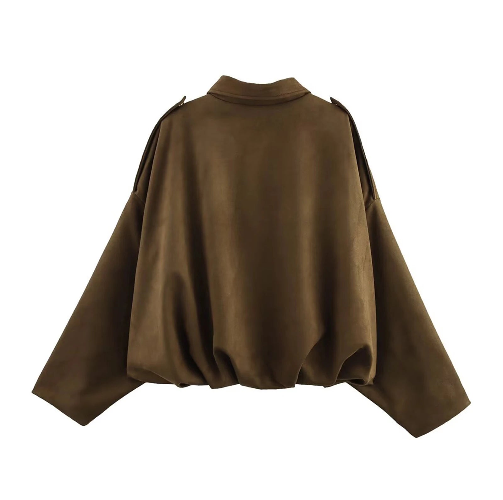 Women's Jackets Coat Fashion Turn-down Collar Long Sleeve Loose Coats Vintage Female Outerwear Chic Street Youth Jackets Tops