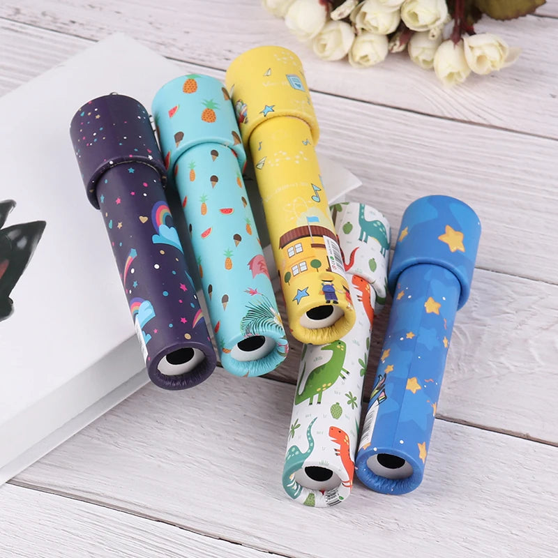 Interactive Logical Rotating Kaleidoscope Magic Classic Educational Toys for Kids Imaginative Cartoon Children Toys