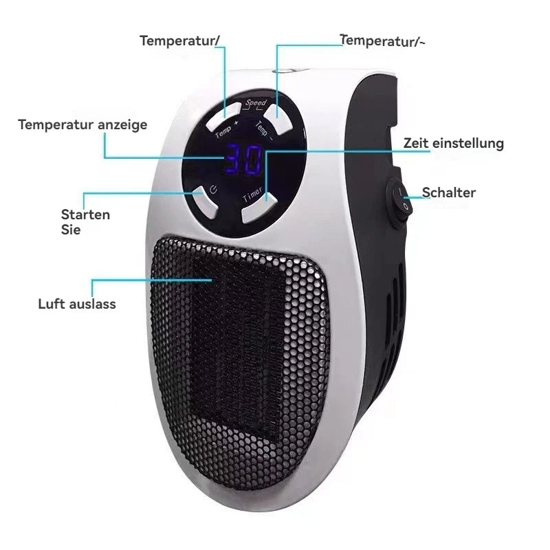 Mini Heater - Portable Desktop Warmer for Office & Household Multi-functional Use