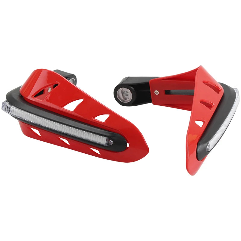 Motorcycle Handguards with LED Lights Motorbike Accessories Modification Protective Gear for ATV Bike Off Road Motocross ﻿