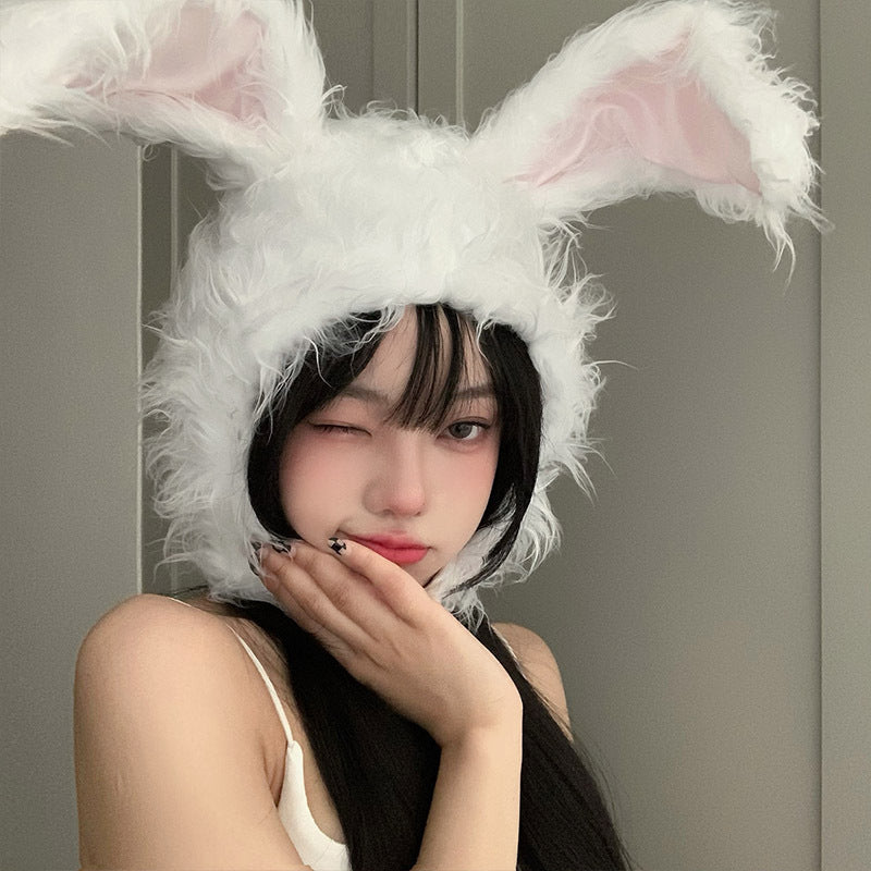 Winter Autumn Warm Hats Women Cute Rabbit Ears Hats Girls Party Cosplay Hats for Women Girl Beanie Hat