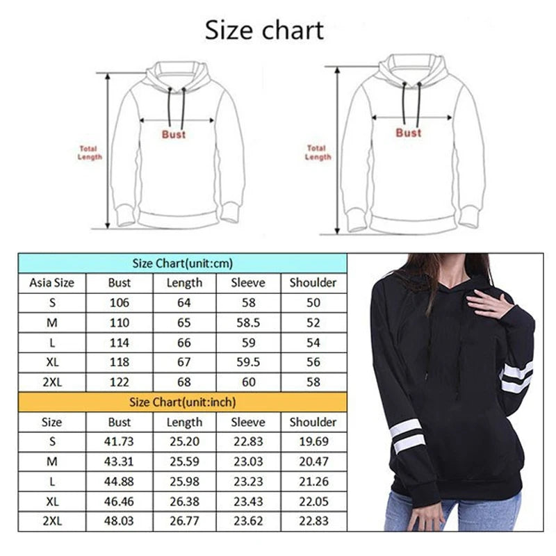 Women's Sports Suit Stripe Two Piece Set for Women 2024 Loose and Comfortable Casual Hoodie Daily Jogging Tracksuit Matching