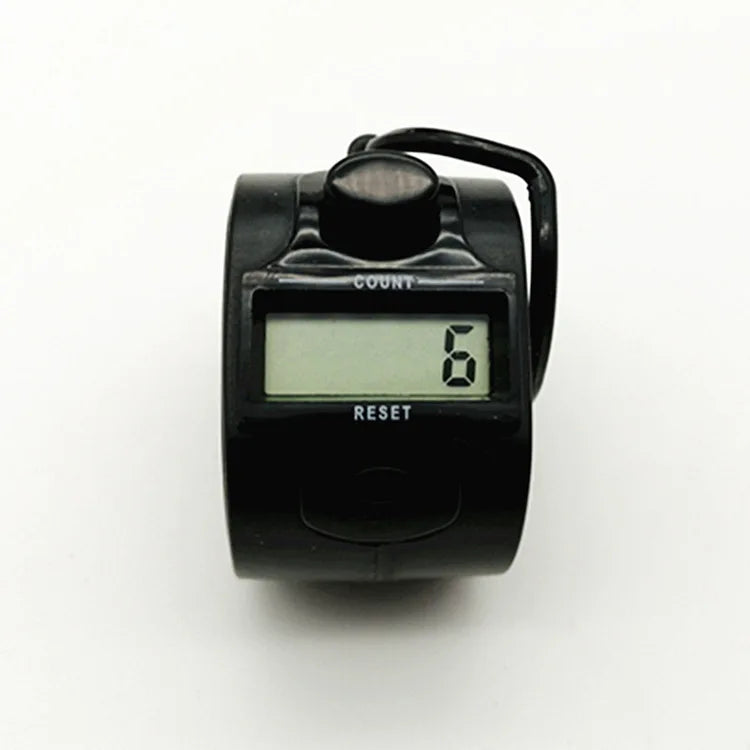 Electronic 5 Digit Number Counters Plastic Shell Hand Finger Display Manual Counting Tally Clicker Timer Soccer Golf Counter
