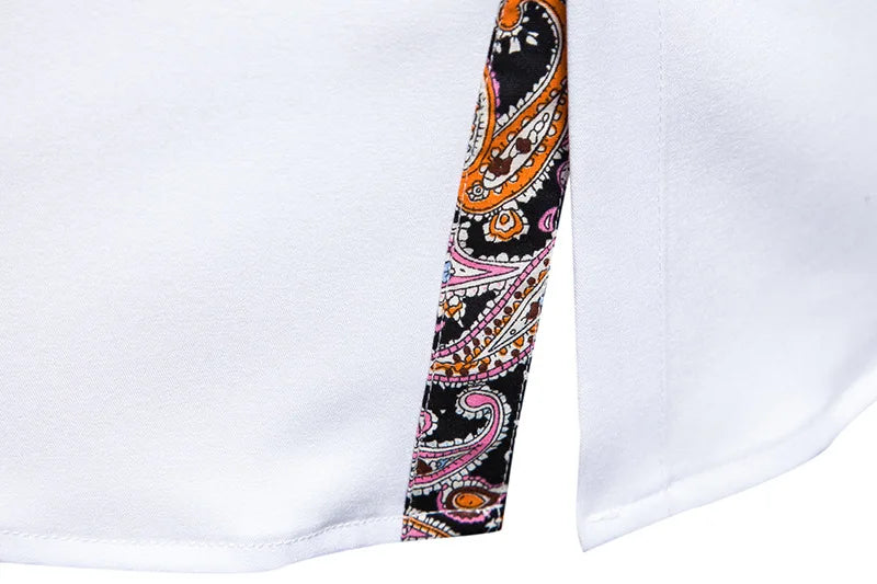 Men's Shirt with Collar White Shirts Man Long Sleeve Men's Shirts Mens Polo Shirts for Men Famous Brands Camisa Social Masculina