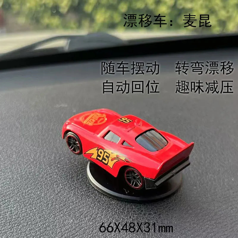 Cars 3 Lightning Mcqueen Drift Rotation Decoration Automotive Dashboard Turning Decoration Automotive Center Console Decoration
