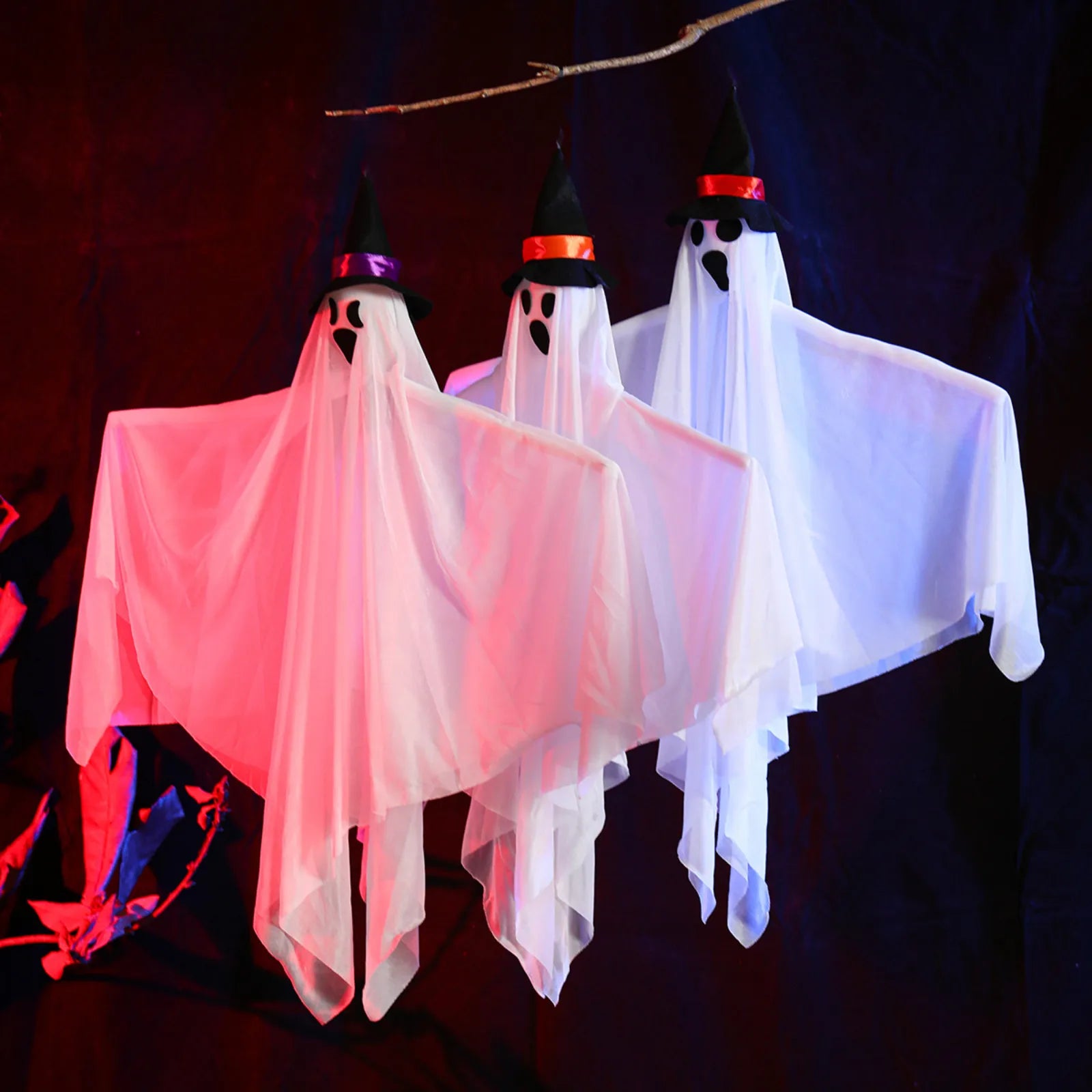 Halloween Horror Hanging Ghosts, Halloween Bars, Rooms, Haunted Houses, Decorations, Scenes, Set Props, Party Decorative Gift