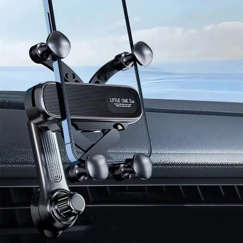 Gravity Car Phone Holder for 4.7-7 inch Mobile Phone Car Air Vent Phone Mount Universal Shockproof GPS Clip Smartphone Stand