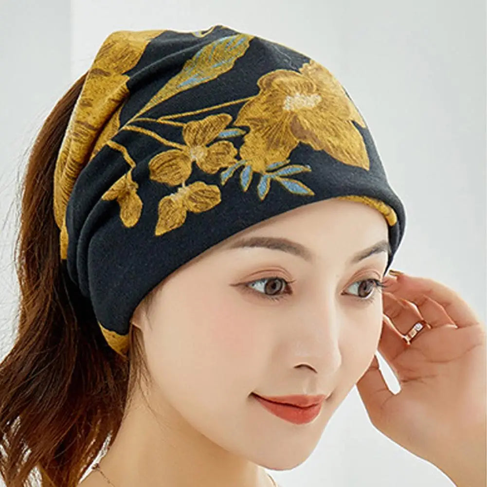 Winter Women Hat Warm Beanie Hats Cap Turban Tube Bandana Headband Outdoor Head Face Scarf Neck Warmer Collar Headwear Kerchief