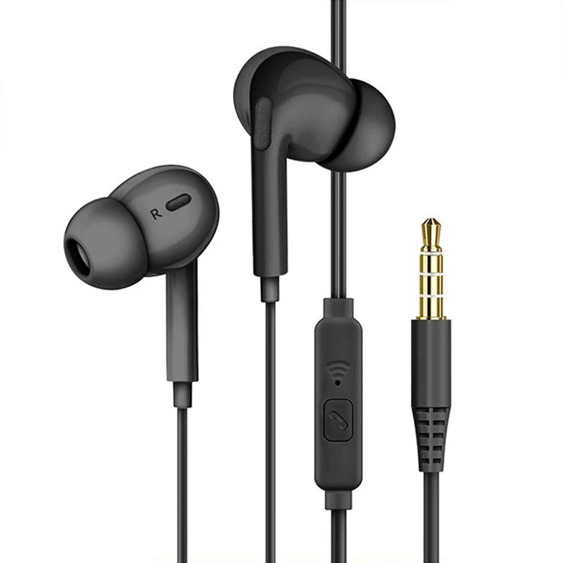 Universal In-ear Wired Earphone High Quality Headset 3.5mm Earbuds In-ear For Smartphone Computer Headphone Built-in Microphone